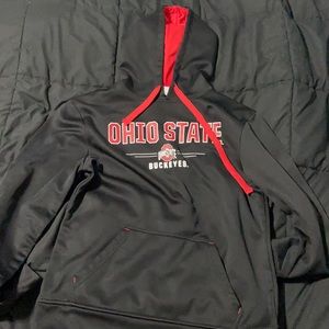 This is a size small Ohio state Buckeyes hoodie that was bought at Walmart